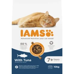 IAMS Cat Senior 7+ Kattenvoer Tuna 10 kg
