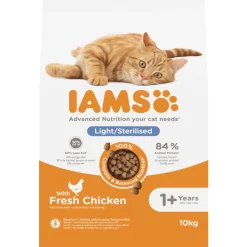 IAMS Kat Adult Sterilised - Overweight Kip 10 kg