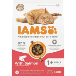IAMS Kat Adult Zalm 1,5 kg