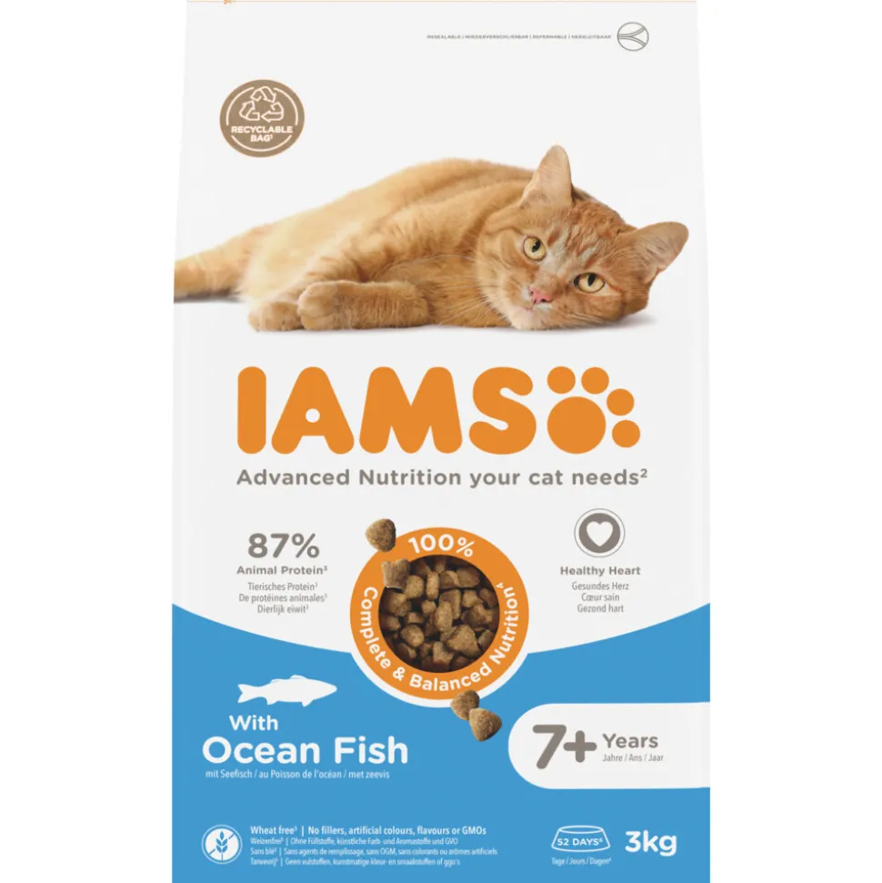 IAMS Kat Senior Oceaanvis 3 kg