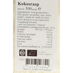 It's Amazing Kokosrasp Bio 500 gr