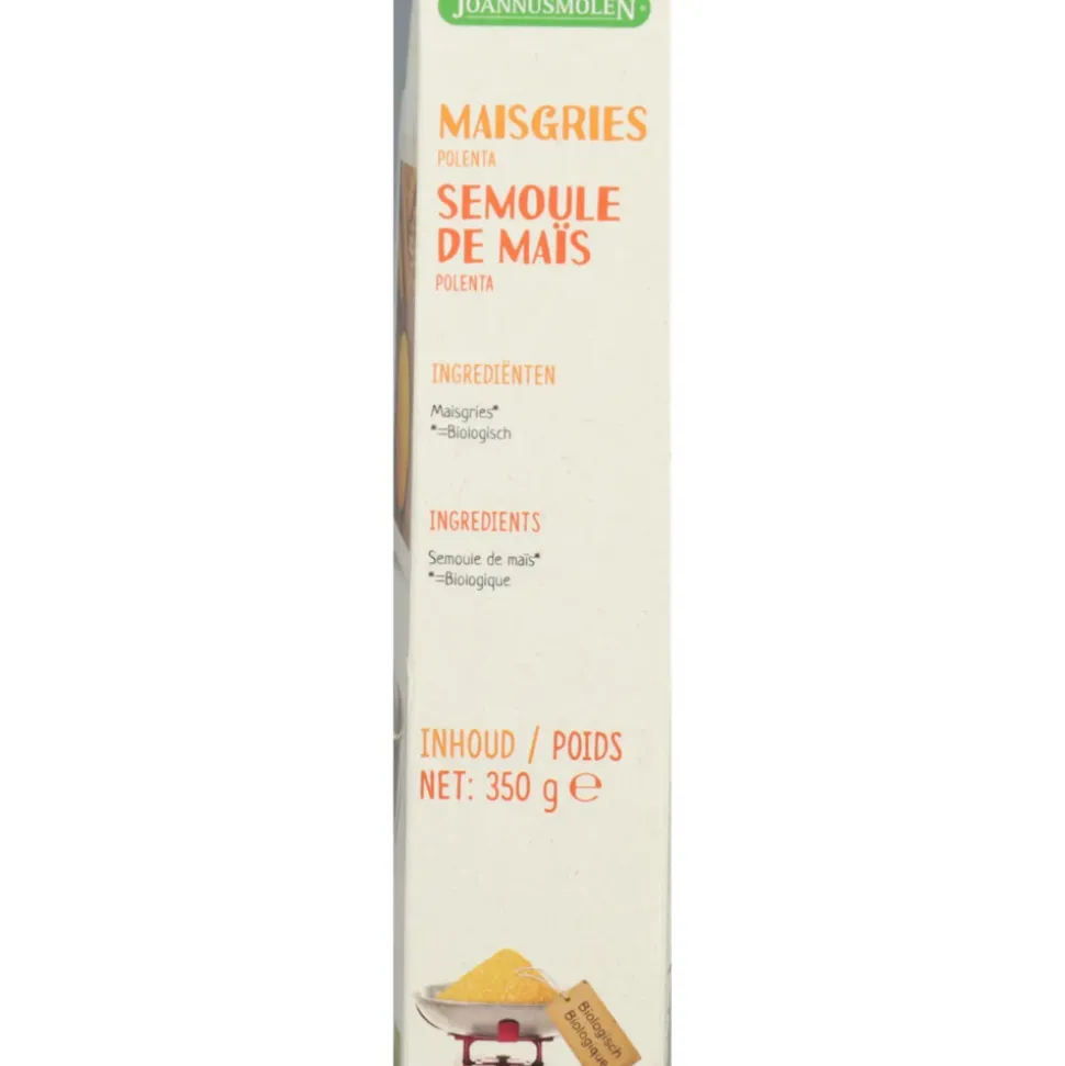 Joannusmolen Maisgriesmeel Polenta Glutenvrij Bio 350 gr