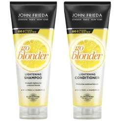 John Frieda Sheer Blonde Go Blonder - Shampoo 1x 250 ml & Conditioner 1x 250 ml - Pakket