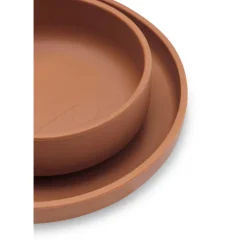 Jollein Dinerset Siliconen Caramel 4-delig