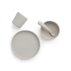 Jollein Siliconen Kinderserviesset Nougat