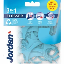 Jordan Flosser 3-in-1 50 stuks