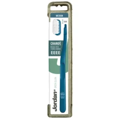 Jordan Tandenborstel Green Clean Change Medium 4-pack 1 set