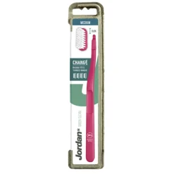 Jordan Tandenborstel Green Clean Change Medium 4-pack 1 set