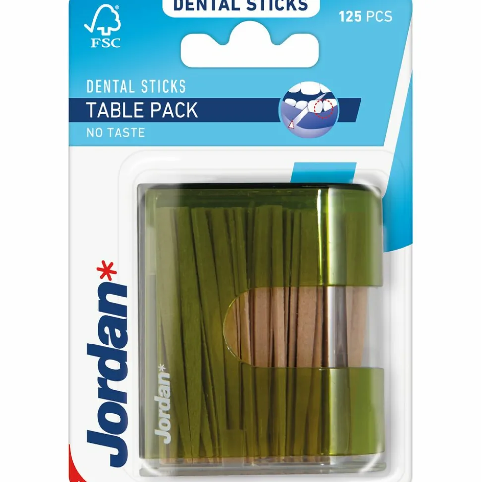 Jordan Tandenstokers Table Pack 125 stuks