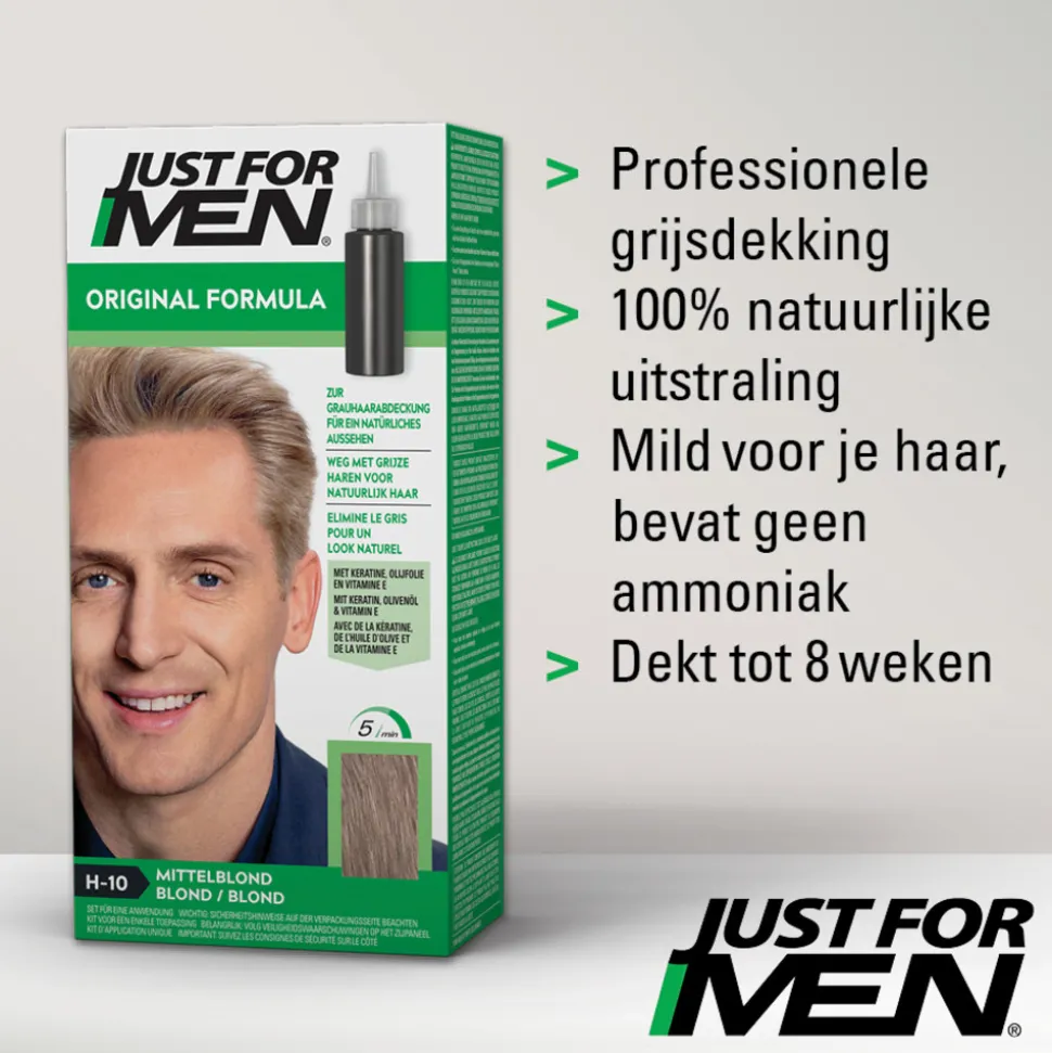 Just for Men Haarkleuring Blond H10 1 set