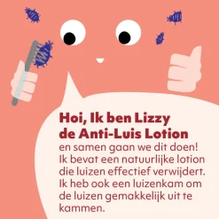 Kidsner Lizzy Anti Luizen Lotion + Luizenkam 75 ml
