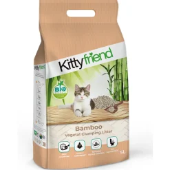 Kitty Friend Kattenbakvulling Vegetal Bamboo Clumping Litter 5 liter