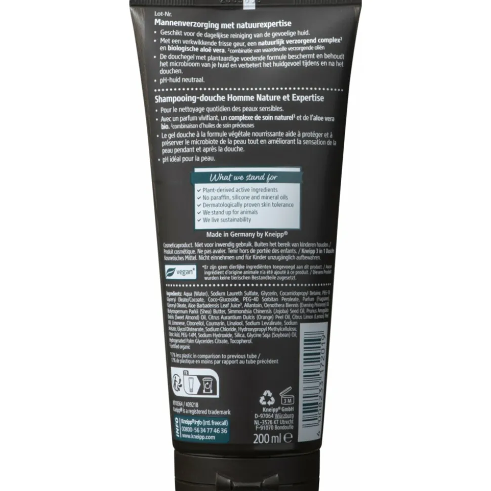 Kneipp Douche Men 3-in-1 Fresh & Sensitive 200 ml