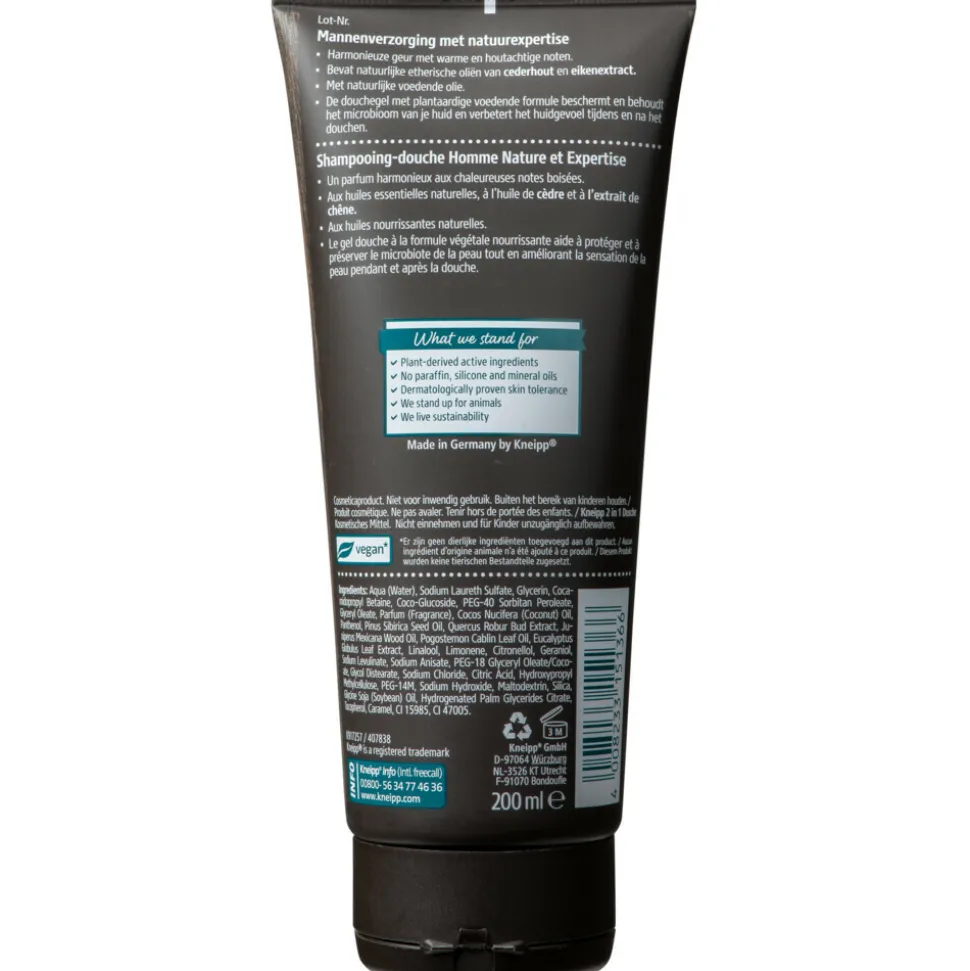 Kneipp Douche Men 2-in-1 Warm Woods 200 ml