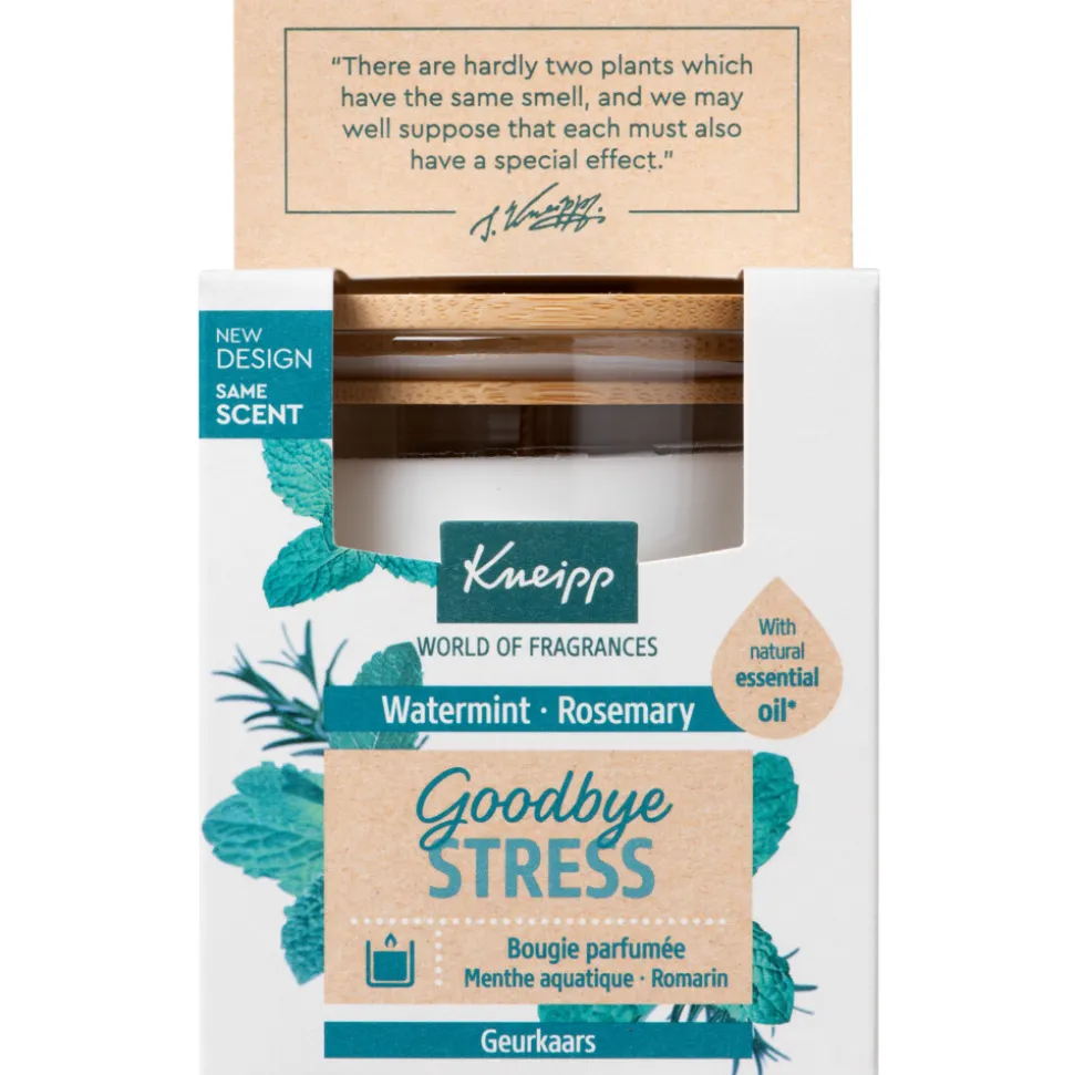 Kneipp Geurkaars Goodbye Stress - Watermint en Rosemary
