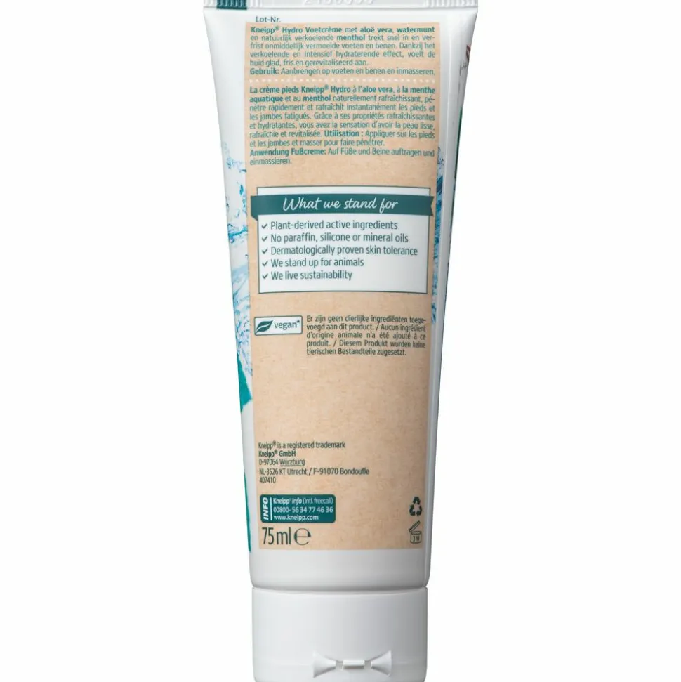 Kneipp Voetcrème Hydro 75 ml