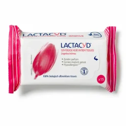 Lactacyd Tissues Gevoelige Huid 15 stuks