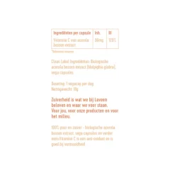 Laveen Vitamine C Acerola Biologisch 60 capsules