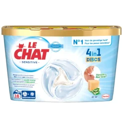Le Chat Wascapsules Sensitive 16 wasbeurten 16 stuks