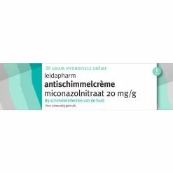 Leidapharm Anti-schimmelcreme Miconazol 20mg/g 30 gr