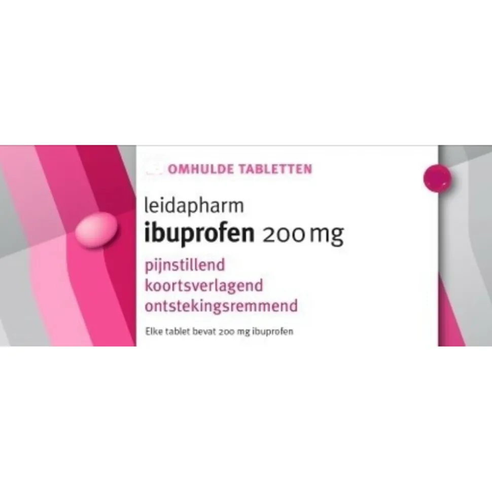 Leidapharm Ibuprofen 200mg 10 tabletten