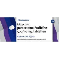 Leidapharm Paracetamol / Coffeine 500 mg / 50 mg 50 tabletten