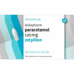 Leidapharm Paracetamol 120 mg 10 stuks