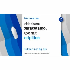 Leidapharm Paracetamol Zetpil 500 mg 10 stuks