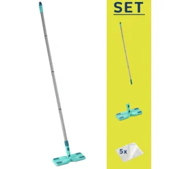 Leifheit Clean & Away Vloerwisser Set met 5 Stofdoekjes