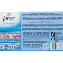 Lenor Droogtrommeldoekjes April Fris 34 stuks