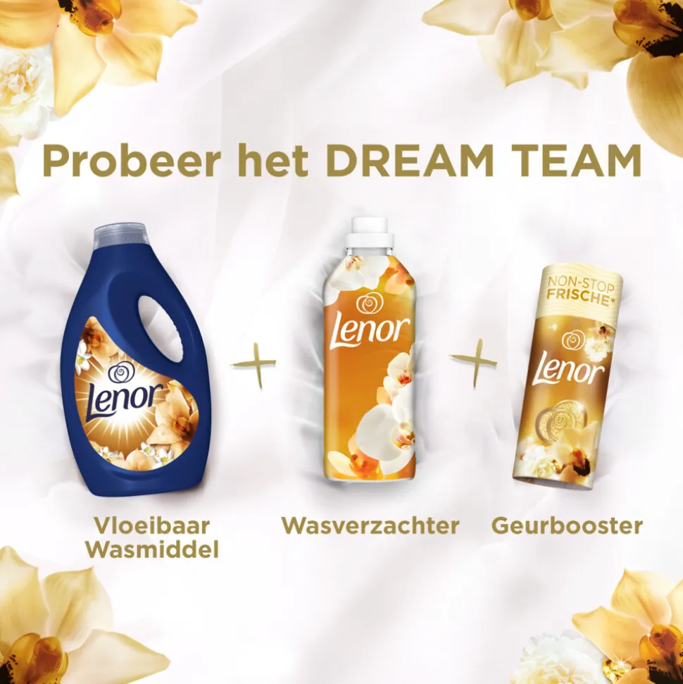 Lenor Vloeibaar Wasmiddel Gouden Orchidee 20 Wasbeurten 900 ml
