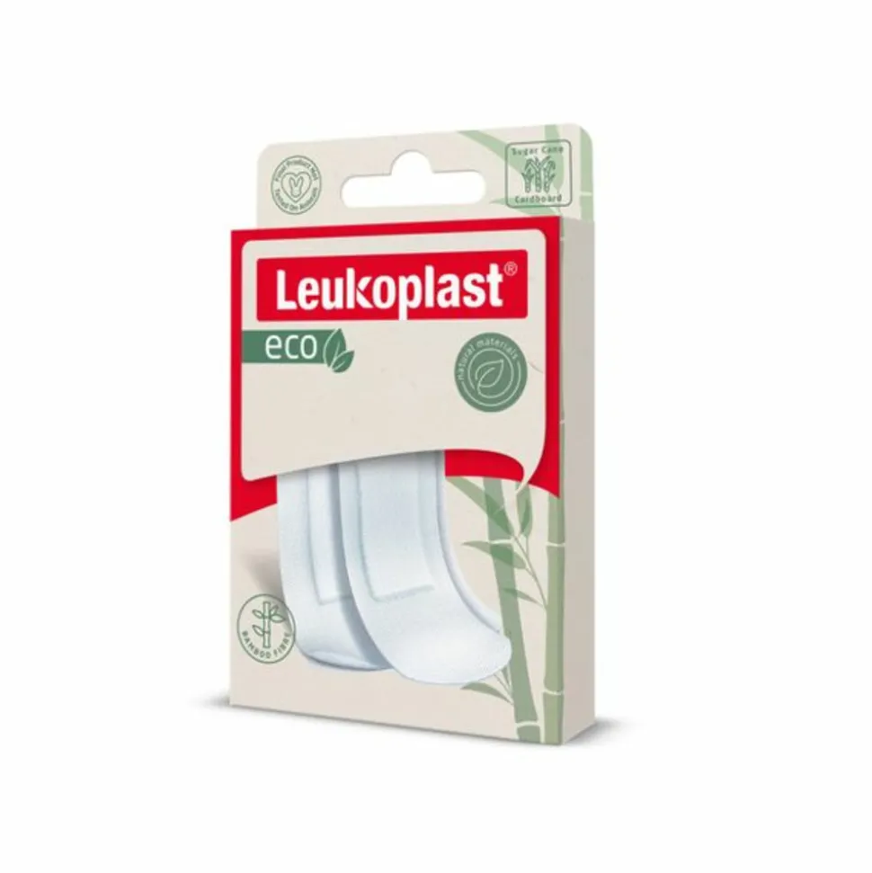 Leukoplast Eco Pleisters 12 x (19x72mm) en 8 x (38x72mm) 20 stuks
