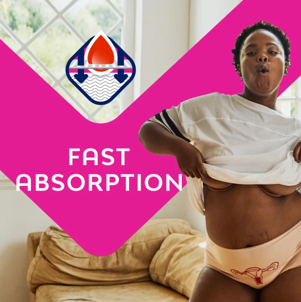 Libresse Ultra+ Regular Maandverband met Vleugels Jumbo Pack 38 stuks