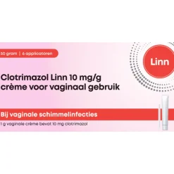 Linn Clotrimazol Vaginale Crème 10 mg/g 50 gram