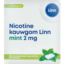 Linn Nicotine Kauwgom Mint 2 mg 204 stuks