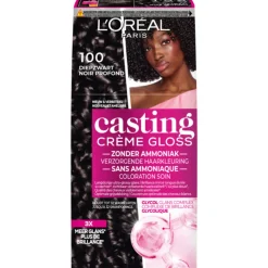 L'Oréal Casting Crème Gloss Semi-Permanente Haarkleuring 100 Zwart