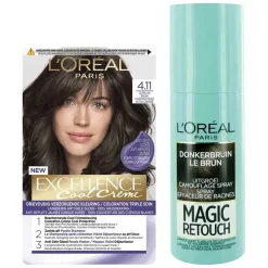 L'Oréal Cool Cream - Bruin + Uitgroeispray Pakket