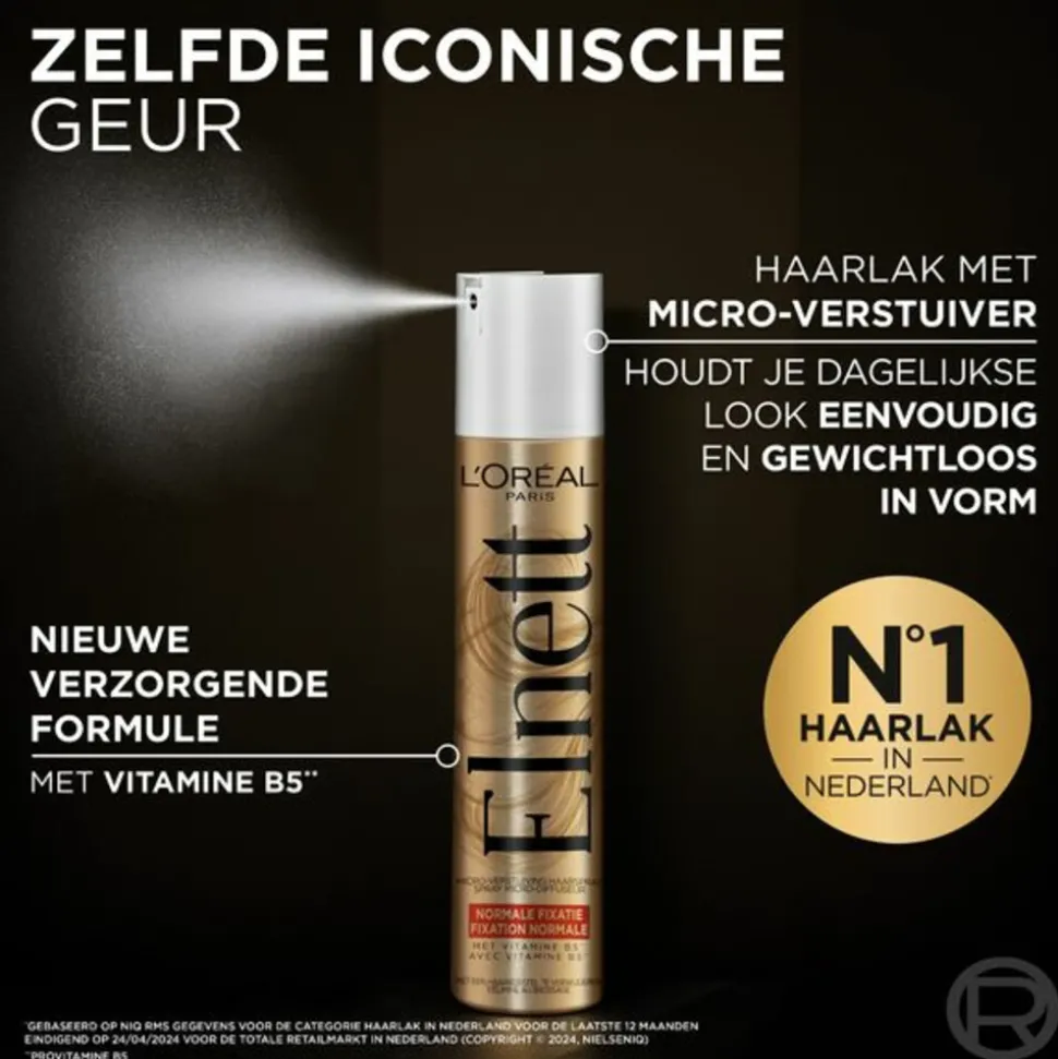 L'Oréal Elnett Haarspray Normale Fixatie 75 ml