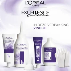 L'Oréal Excellence Cool Crème Permanente Crèmekleuring 5.11 - Ultra As Lichtbruin