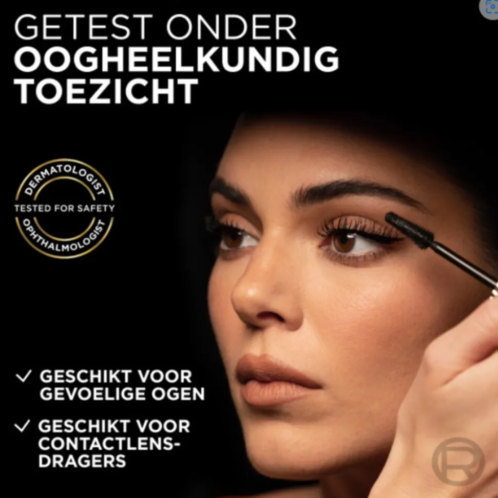 L'Oréal Mascara Panorama All Night Black - zwart 10 ml