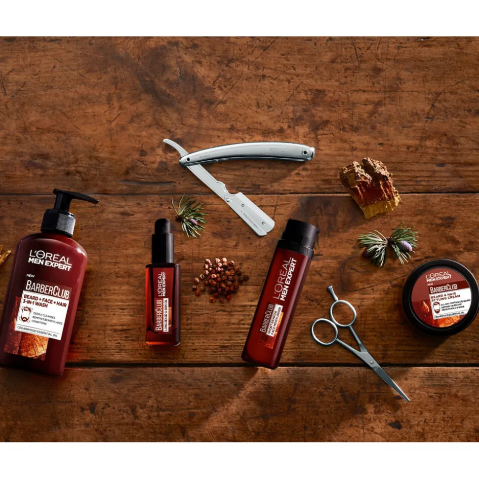 L'Oréal Men Expert BarberClub Baard Gezicht & Haar 3-in-1 Wash 200 ml