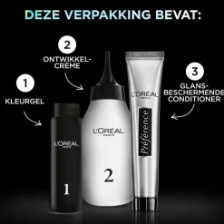 L'Oréal Preference Vivids Permanente Haarkleuring 5.664 Cherry Red