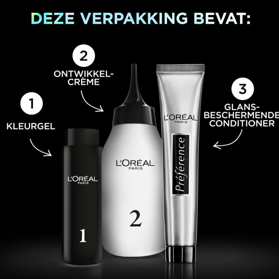 L'Oréal Preference Vivids Permanente Haarkleuring 5.664 Cherry Red