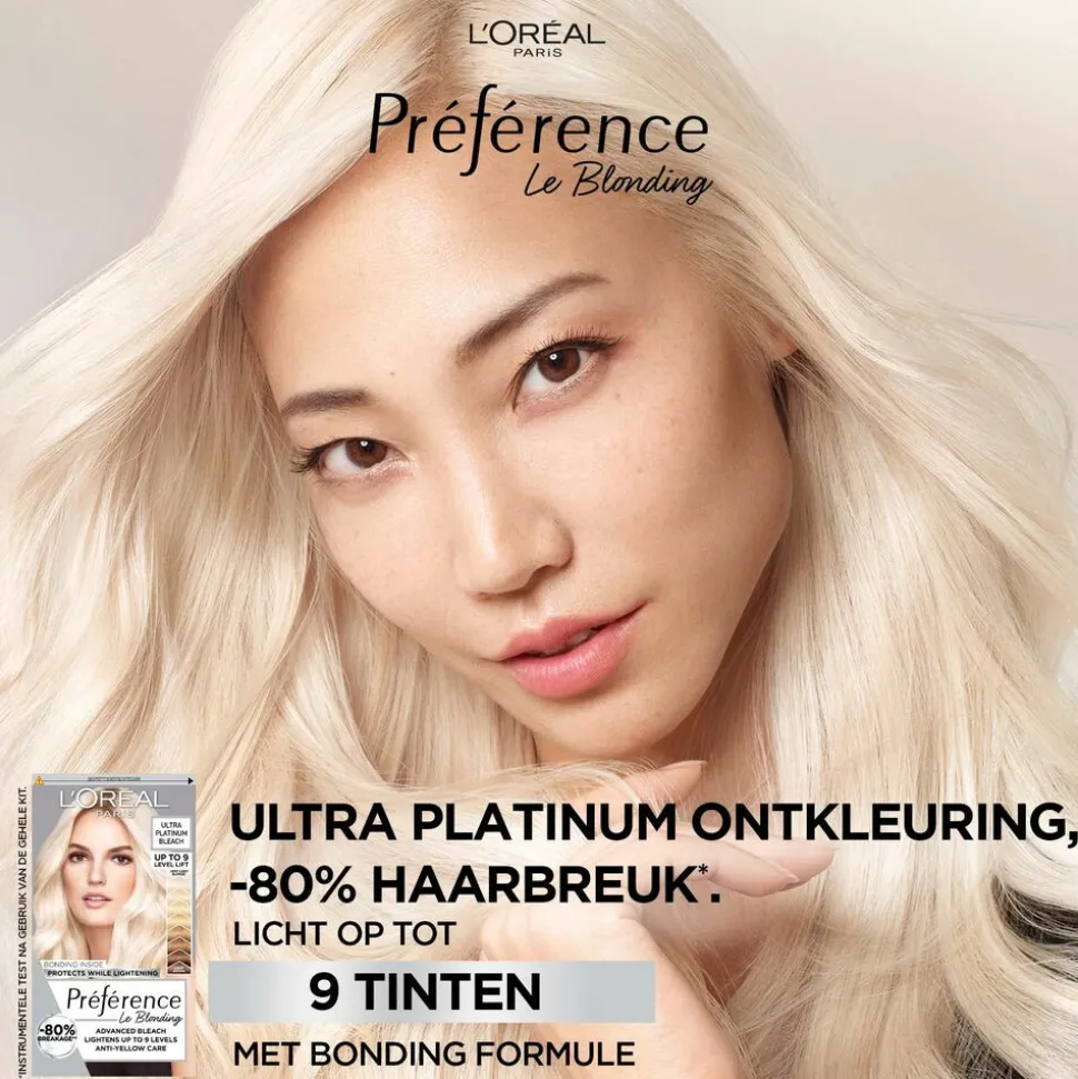 L'Oréal Préférence Le Blonding Ontkleuring Ultra Platinum - Platinum Blond