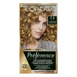 L'Oréal Préférence Permanente Haarkleuring 7.3 Goudblond