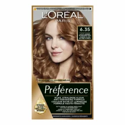 L'Oréal Préférence Permanente Haarkleuring 6.35 Donker Goud Mahonieblond