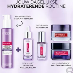 L'Oréal Revitalift Filler Reinigingsgel met Hyaluronzuur 150 ml