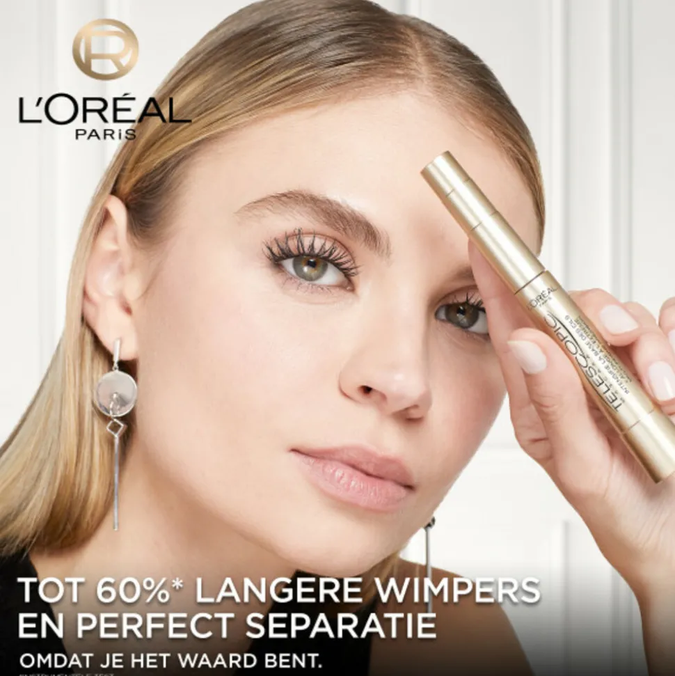L'Oréal Telescopic Mascara Lengte Black