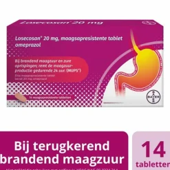 Losecosan Bij Terugkerend Brandend Maagzuur 14 tabletten