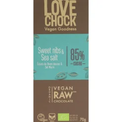 Lovechock Sweet Nibs & Sea Salt Bio 70 gr